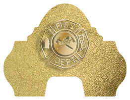 DARAY-L-418-SH-GD Fire Department Shimmer Gold